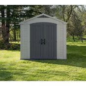 Keter Factor 8 ft. W x 8 ft. D Apex Outdoor Garden Shed.RRP £1,259.00. (LOC: SR6Right-UB71 - HP)