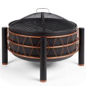 Black & Copper Fire Pit (LOC: SR5,3.10-RR6407 - 1LP)