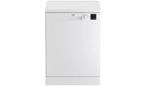 Beko DVN04X20W Full Size Dishwasher - White RRP £389.99 (LOC: SR4R-UB5487 - HP)