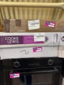 Cooke & Lewis CLCG60LKSS Canopy Hood Silver 598mm RRP £269.99 (LOC: SR4R-UB5517 - 1LP)