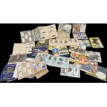 Selection of vintage and later brochures, cigarette cards etc