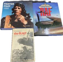 Selection of RAF books to include history of the RAF, fighter pilot etc
