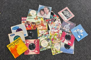 Selection of 45s to include children's songs, jazz, etc