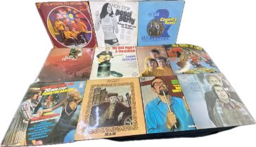 Collection of vinyl LP's to include Glen Campball, Simon & Garfunkle etc