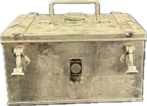 Vintage stainless steel medical/veterinary steriliser box and component rack, Measurements: Height 7