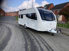 SWIFT AVANTURA M4SB TOURING CARAVAN (JULY 2021 REG) 1 OWNER AWNING EXTRAS CRIS REGISTERED