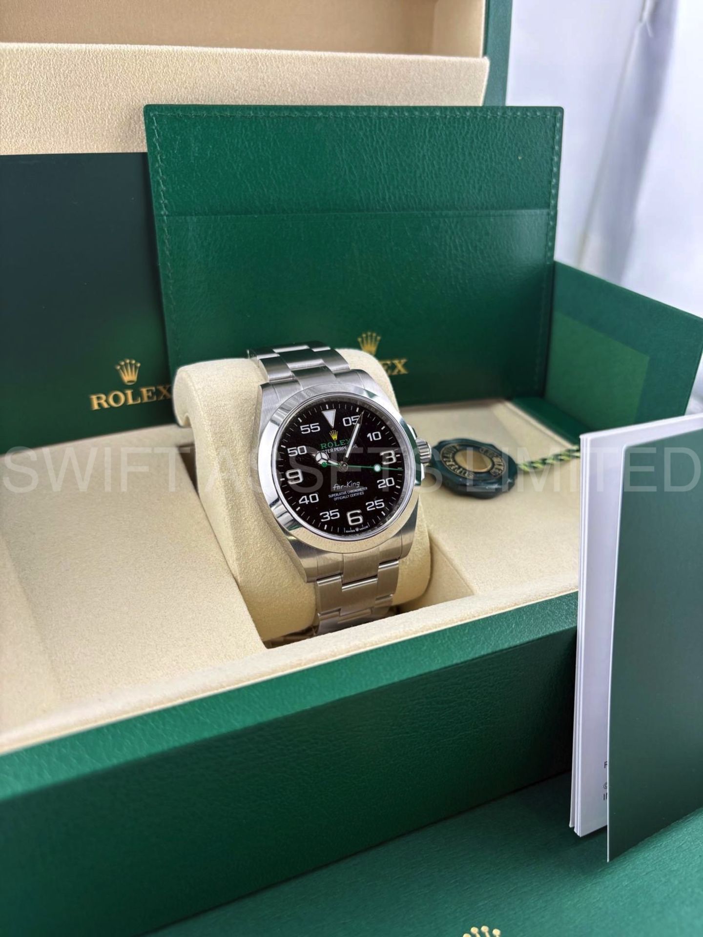 ROLEX AIR-KING *40MM OYSTER STEEL* (BRAND NEW / UNWORN) *BEAT THE WAIT* - Image 6 of 7