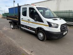 FORD-TRANSIT-T350 2.0 TDCI CREW CAB TIPPER 2021 TWIN REAR WHEELS 4 DOOR 7 SEATER