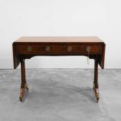 A Regency mahogany sofa table, Early 19th century