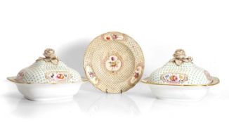 A pair of porcelain tureens and covers Second quarter 19th century