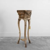 A French-style carved hardwood jardinière 20th century