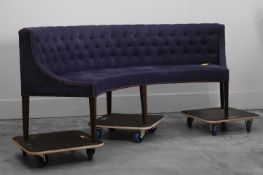 A contemporary concave window seat Modern, by Wynchwood Designs