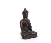 A Thai bronze Buddha 20th century