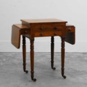 A William IV rosewood work table Early 19th century