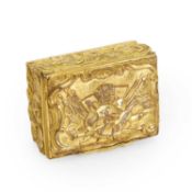 An ormolu snuff box 18th century