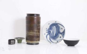 A collection of five Scandinavian ceramics,