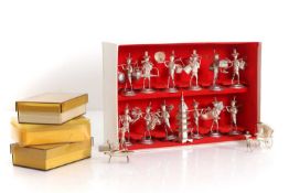 A collection of Hong Kong silver place settings 20th century