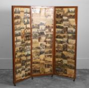 A three fold screen Early 20th century