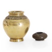 Two Chinese bronze bowls 17th / 18th century