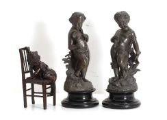 After Juan Clara Ayats 'Girl on a Chair'