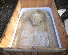 A Traventine marble fountain 20th century