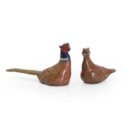 David Cemmick (b.1955) A bronze cock pheasant and grouse