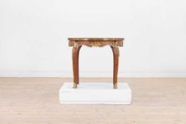 A Louis XV-style kingwood and ormolu occasional table late 19th century, French