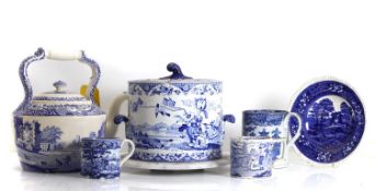 A collection of blue and white 20th century and later