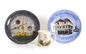 A group of three Moorcroft ceramic items, Late 20th century