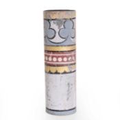 A painted organ pipe 19th century