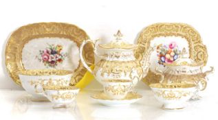 An English porcelain tea service 19th century, Circa 1830-1860