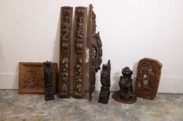 A collection of wooden carvings Late 19th / early 20th century