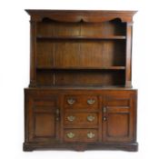 An oak dresser,