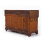 A mahogany estate cupboard,