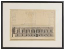 Elevation of Palazzo Thiene, Vincenza, by Palladio