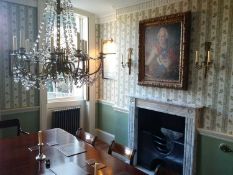 A champagne afternoon tea for two in a central London Georgian townhouse,