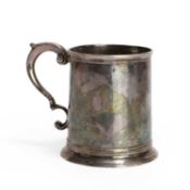 A George II silver mug,