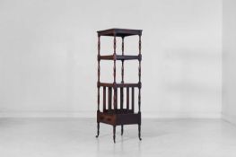 A Regency simulated rosewood whatnot Early 19th century