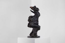 A large carved corbel Probably 19th century