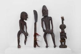 A group of tribal items 20th century