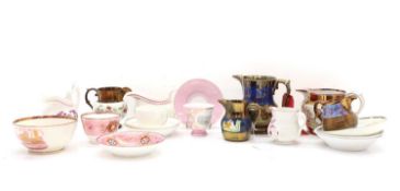 A collection of Sunderland lustrewares 19th century and later