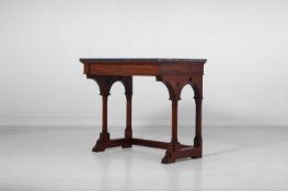 A mahogany and marble console table Circa 1890