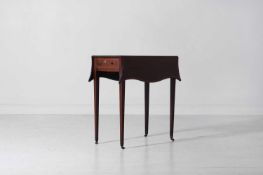 A George III mahogany Pembroke table of small proportions Circa 1790