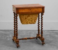 A late Regency walnut games table 19th century