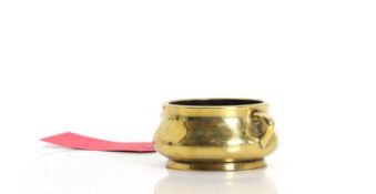 A Chinese gilt bronze incense burner 20th century