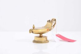 A gilt bronze inkwell Late 19th century