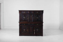 A James II oak cupboard Circa 1680
