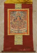 A Tibetan thangka 20th century