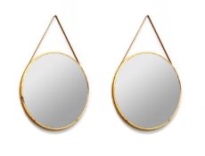 A pair of contemporary wall mirrors Modern, by West Elm