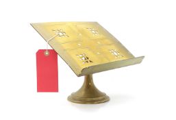 A Victorian brass lectern 20th century